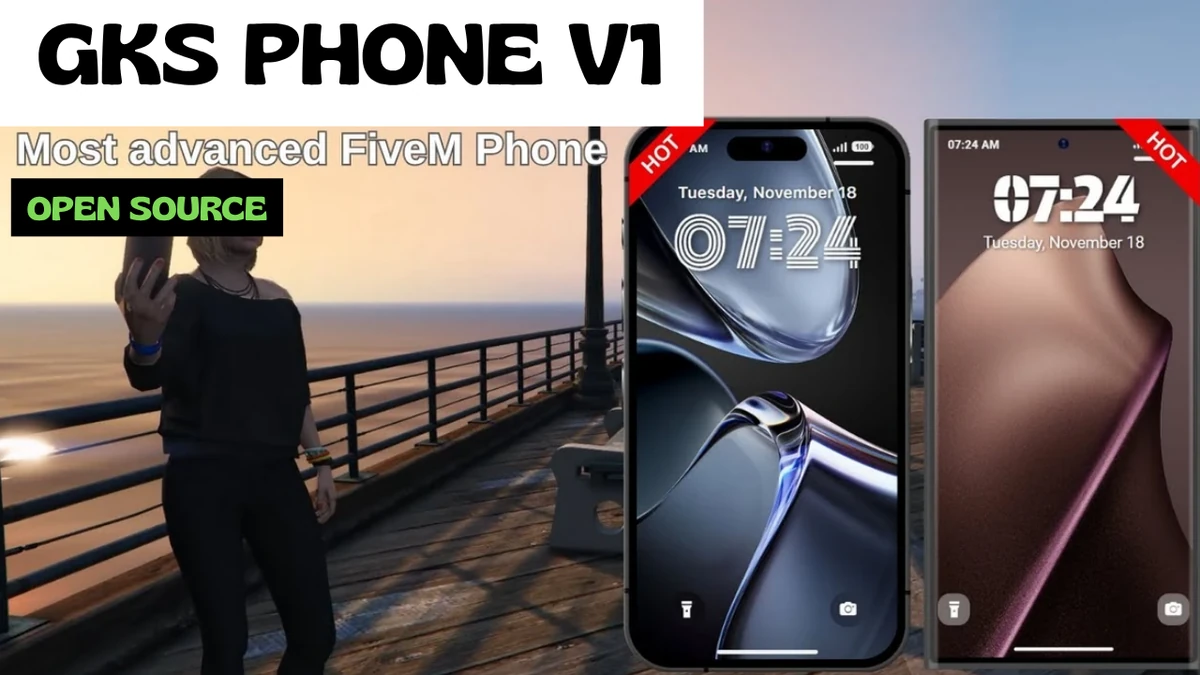 GKSPHONE V1 – Premium FiveM Phone Script | Open Source